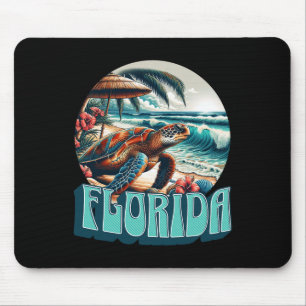 Tapis De Souris Plage de Floride Surf Océan Vintage Usa Flori