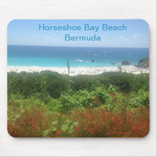Tapis De Souris Plage de Horseshoe Bay, Bermudes