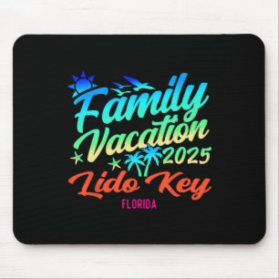 Tapis De Souris Plage de Lido Key Floride Vacances en famille Corr