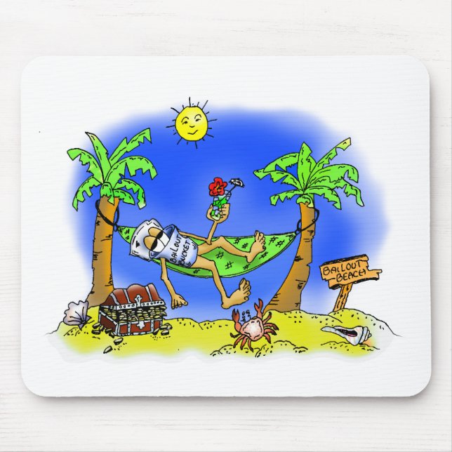 Tapis De Souris Plage de renflouement (Devant)