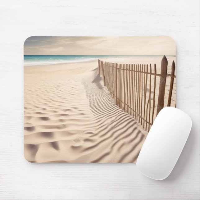 Tapis De Souris Plage De Sable (Avec souris)