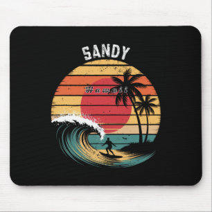 Tapis De Souris Plage de sable Hawaï Plage Surf