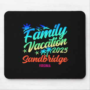 Tapis De Souris Plage de Sandbridge Virginie Vacances en famille a