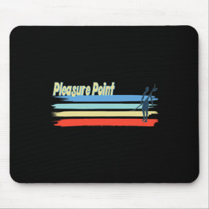 Tapis De Souris Plage de surf de Pleasure Point, Guy de surf pour
