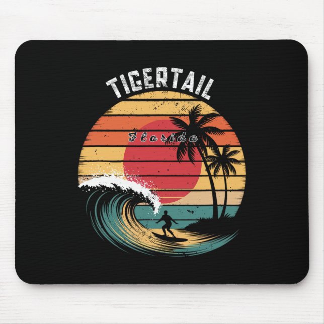 Tapis De Souris Plage de Tigertail Floride Surf  (Devant)