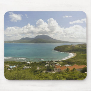 Tapis De Souris Plage de Turtle Beach, péninsule sud-est, St Kitts