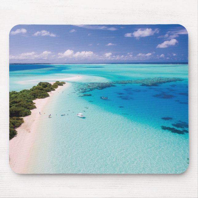 Tapis De Souris Plage des Maldives (Devant)