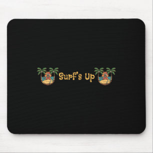 Tapis De Souris Plage Drôle Soleil Surfant Squelette Jacksonville 