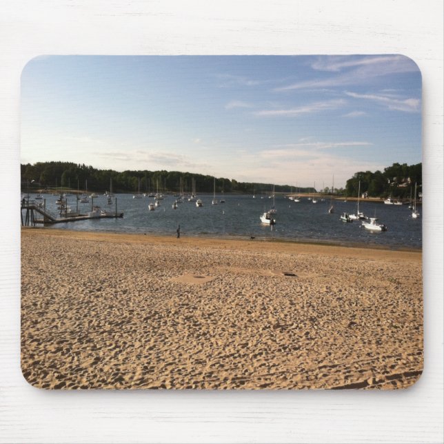 TAPIS DE SOURIS PLAGE ET BATEAU (Devant)