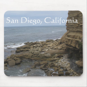 Tapis De Souris Plage et rochers en San Diego, Californie