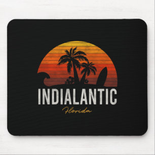 Tapis De Souris Plage Indialantic Floride Palms Surf de vacances S
