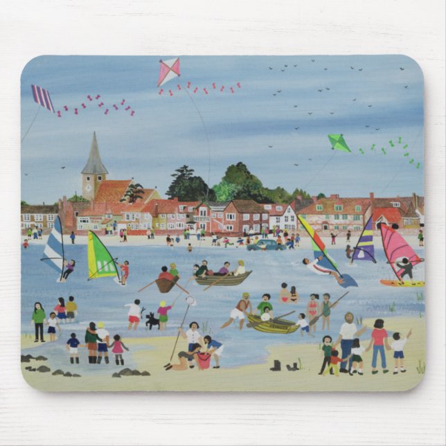Tapis De Souris Plage occupée (Devant)