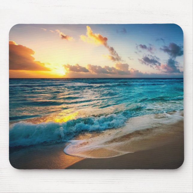 Tapis De Souris Plage Plan Souris (Devant)