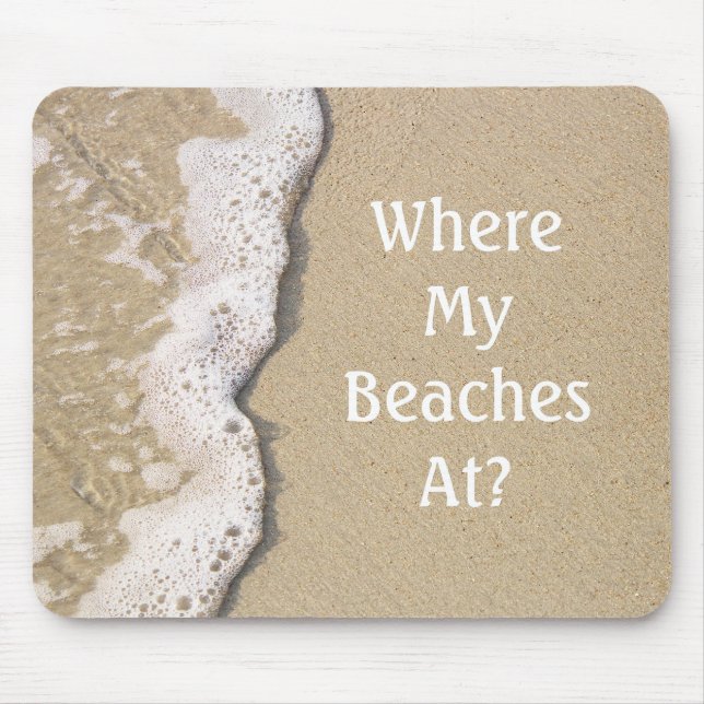 Tapis De Souris Plage Rive Mousepad (Devant)