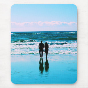 Tapis De Souris Plage Romance Mousepad