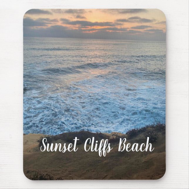Tapis De Souris Plage Sunset Cliffs (Devant)