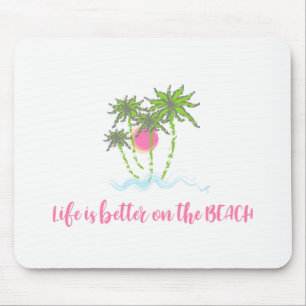 Tapis De Souris Plage Tropical Style Été Graphisme