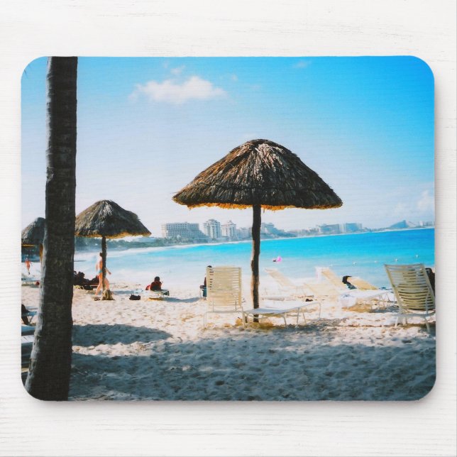 Tapis De Souris Plage tropicale Mousepad (Devant)