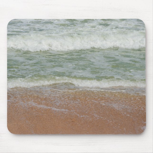 Tapis De Souris Plage Vagues Tropical Surf paisible Vacances (Devant)
