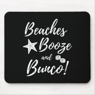 Tapis De Souris Plages Booze Et Bunco Dice Été