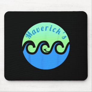 Tapis De Souris Plages de Maverick's Surfing Surf California