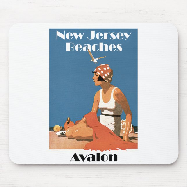 Tapis De Souris Plages du New Jersey ~ Avalon (Devant)