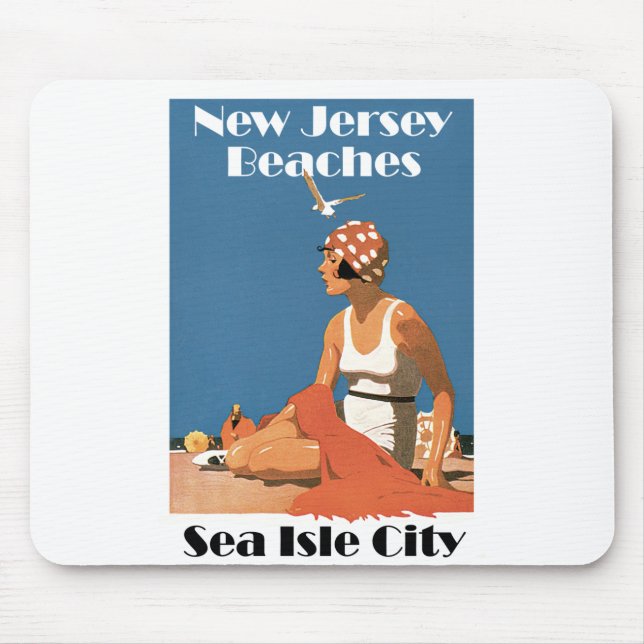Tapis De Souris Plages du New Jersey ~ Sea Isle City (Devant)