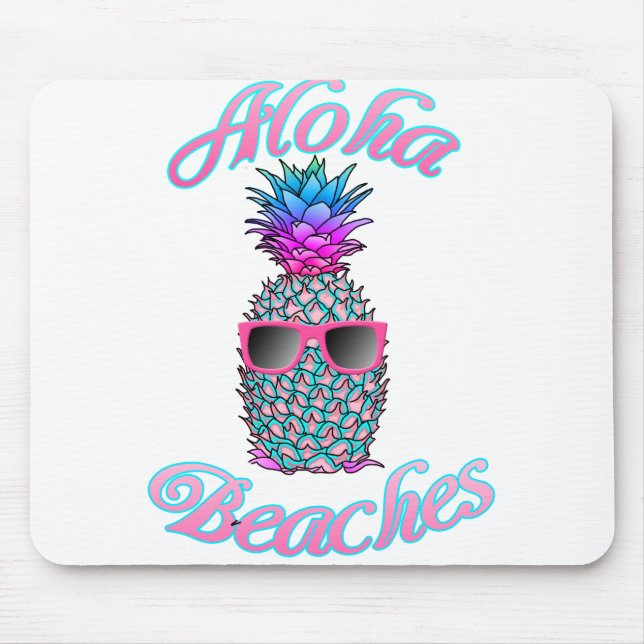 Tapis De Souris Plages tropicales d'Aloha (Devant)