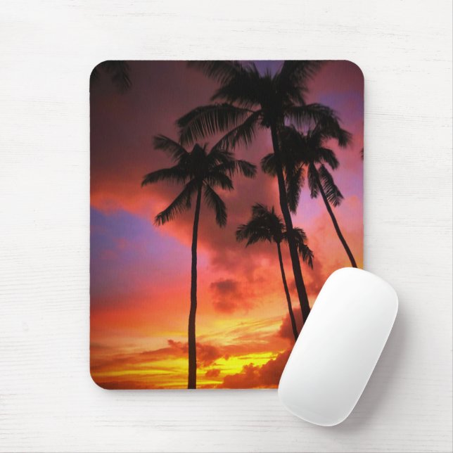 Tapis De Souris Plages tropicales | Maui Hawaii (Avec souris)