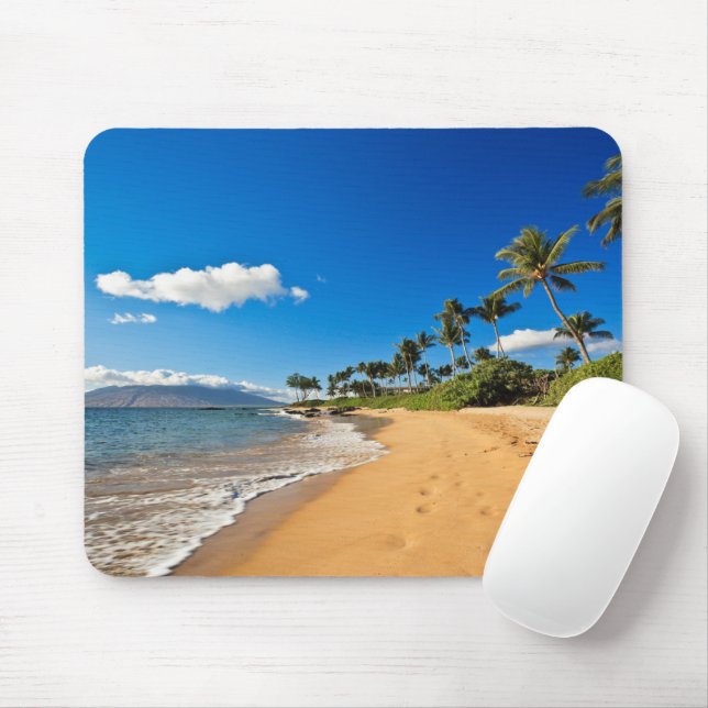 Tapis De Souris Plages tropicales | Wailea, Maui, Hawaii (Avec souris)