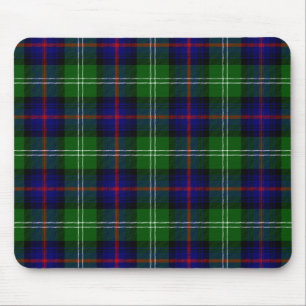 Tapis De Souris plaid bleu vert de tartan du sud