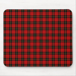 Tapis De Souris Plaid écossais rouge classique de tartan de