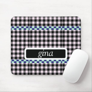 Tapis De Souris Plaid En vichy personnalisé