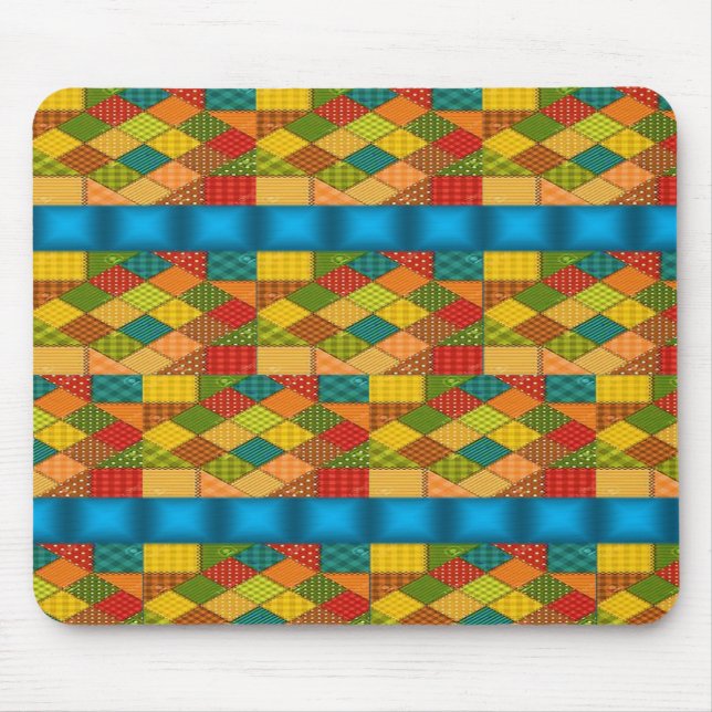 Tapis De Souris Plaid Mousepad (Devant)