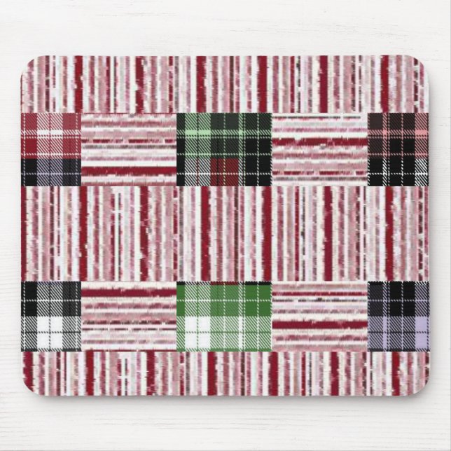 Tapis De Souris Plaid Mousepad (Devant)