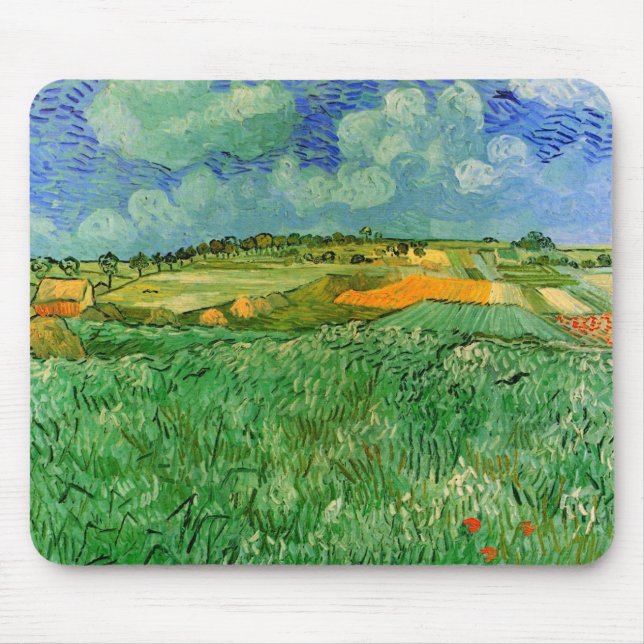 Tapis De Souris Plaine près d'Auvers (Devant)