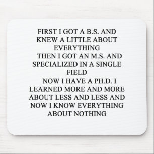 Tapis De Souris Plaisanterie de PHD