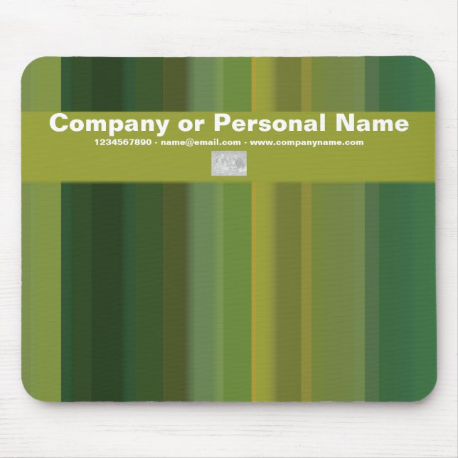 Tapis De Souris Plaisir de jaune de vert de chaux - (Devant)
