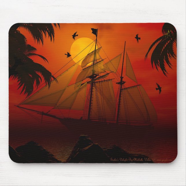 Tapis De Souris Plaisir du marin mousepad (Devant)