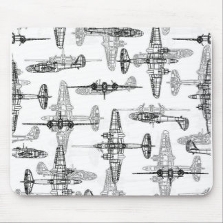 Tapis De Souris Plan d'avion 1 Panier de souris