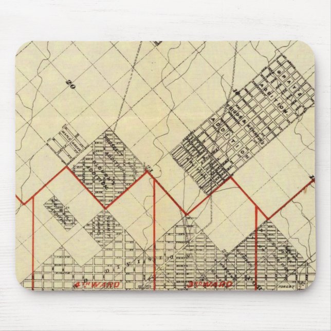 Tapis De Souris Plan de Duluth et de ses banlieues (Devant)