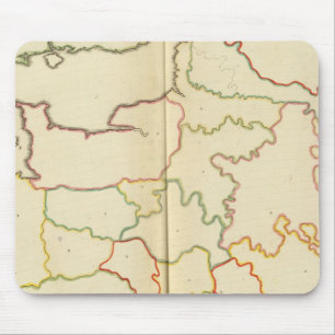 Tapis De Souris Plan des capitales françaises