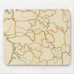 Tapis De Souris Plan des petits fleuves français