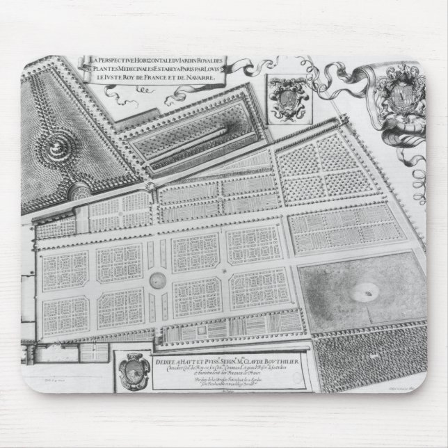 Tapis De Souris Plan du jardin royal (Devant)