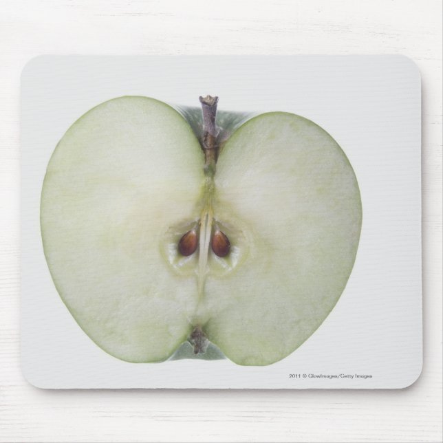 Tapis De Souris Plan rapproché d'une pomme coupée en tranches de (Devant)