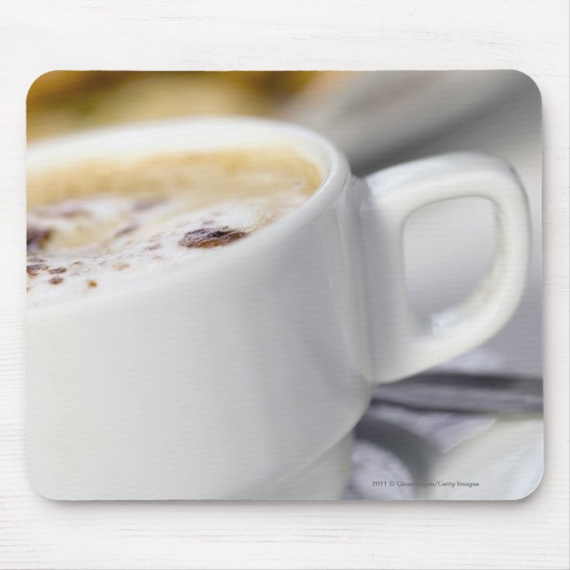Tapis De Souris Plan rapproché d'une tasse de café (Devant)