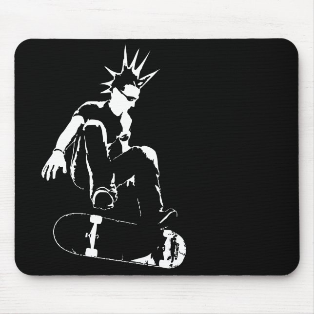 Tapis De Souris planche à roulettes (Devant)