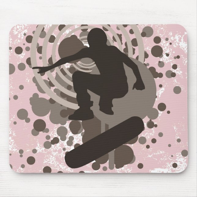Tapis De Souris planche à roulettes : hi-fi (Devant)