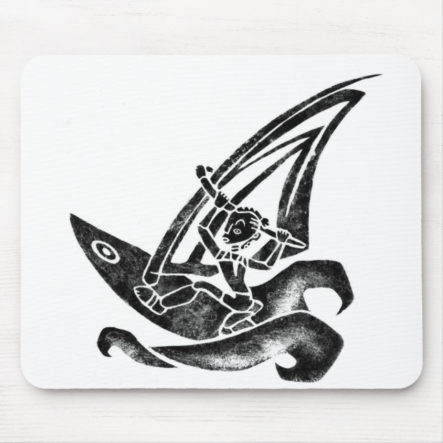 Tapis De Souris Planche à voile géniale (Devant)