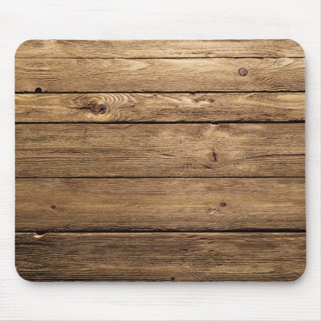 Tapis De Souris Planches foncées patinées (Devant)